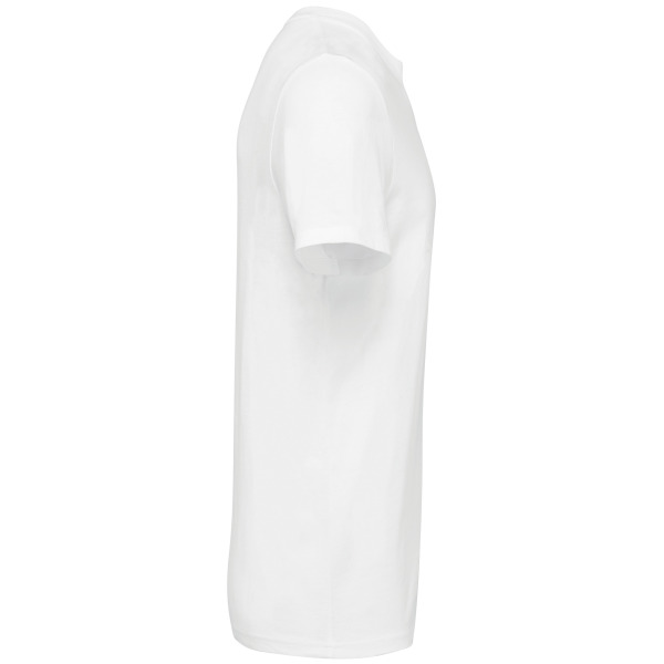 Ecologisch uniseks T-shirt met korte mouwen White 3XL