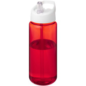 H2O Active® Octave Tritan™  600 ml sportfles met tuitdeksel - Rood/Wit