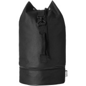 Idaho duffel bag van RPET 35L - Zwart