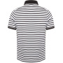 Striped jersey polo shirt White / Navy L