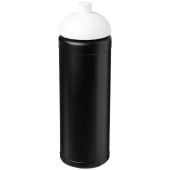 Baseline® Plus grip 750 ml sportflaska med kupollock - Svart/Vit