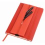 Pen-etui voor notitieboeken KEEPER - rood