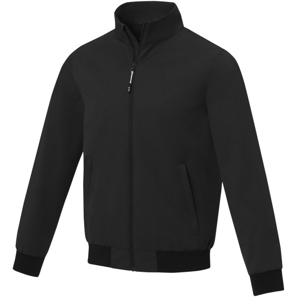 Keefe unisex lightweight bomber jacket - Solid black - 3XL