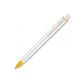 Ball pen Ducal hardcolour  - White / Yellow