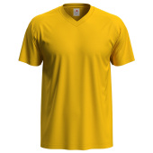 Stedman T-shirt V-Neck Classic-T SS for him 7548c sunflower yellow L
