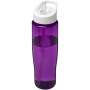 H2O Active® Tempo 700 ml sportfles met fliptuitdeksel - Paars/Wit