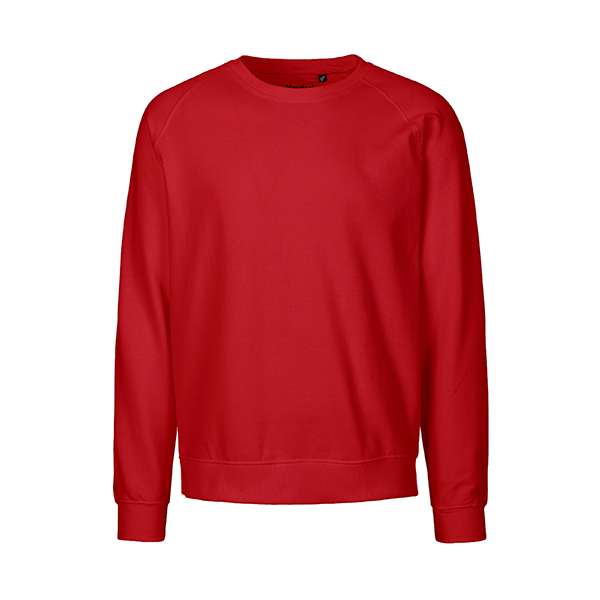 Neutral unisex sweatshirt-Red-S
