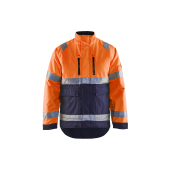 High Vis Oranje/Marineblauw