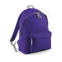 Junior Fashion Backpack - Purple/Light Grey