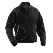 Jobman 5192 Fleece jacket reversible zwart/grijs xs