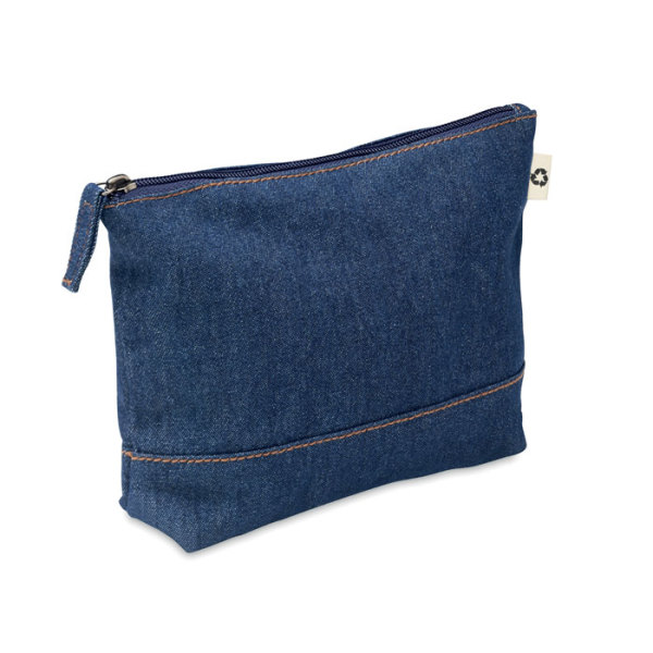 STYLE POUCH - Recycled denim cosmetic pouch