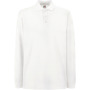 Premium Long Sleeve Polo (63-310-0) White S