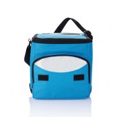Opvouwbare koeltas, blauw, zilver