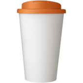 Americano® 350 ml geïsoleerde beker - Wit/Oranje