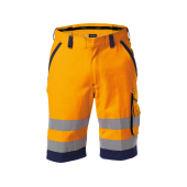 Fluo-oranje/marineblauw
