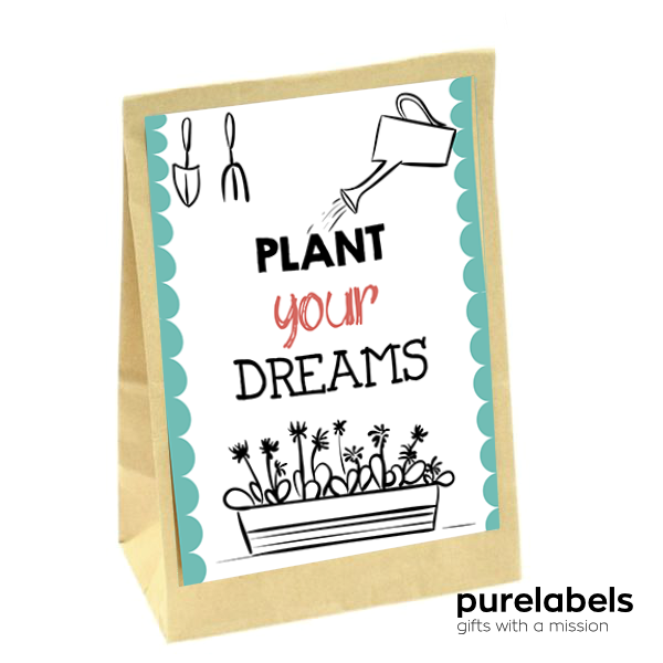 Bloembollengeschenk | Zakje bloembollen | Plant your dreams