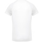Heren-sport-t-shirt V-hals White XS