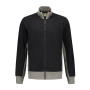 L&S Sweater Cardigan Workwear Black/PG L