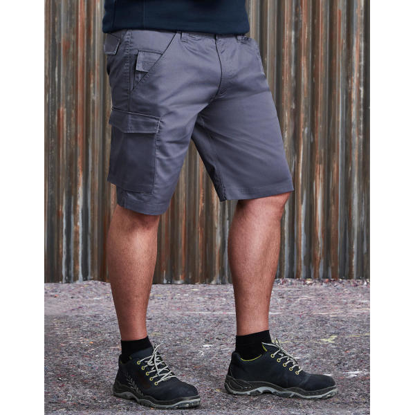 Twill Workwear Shorts - Black - 46" (117cm)