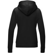 Ruby dames GOTS biologische hoodie met volledige rits - Zwart - XS
