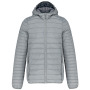 Men's lightweight hooded padded jacket Marl Silver S
