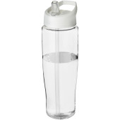 H2O Active® Tempo 700 ml sportfles met fliptuitdeksel - Transparant/Wit