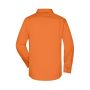 Men's Business Shirt Long-Sleeved - orange - S