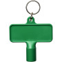 Maximilian rectangular utility key keychain  - Green