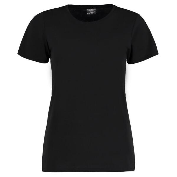 Ladies Superwash® 60°C T-Shirt, Black, 8, Kustom Kit