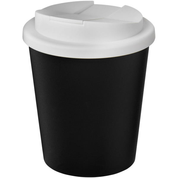 Recycled insulated mugs Americano Espresso Eco 250 ml with spill-proof lid