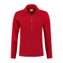 L&S Polar Fleece Cardigan for her 187c Red-S