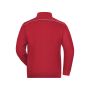 Men's Workwear Sweat-Jacket - SOLID - - red - L