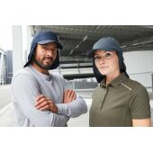 MB6243 6 Panel Cap with Neck Guard - carbon - one size