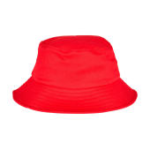 Flexfit Cotton Twill Bucket Hat Kids - Red - One Size