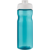 H2O Active® Base 650 ml sportfles met flipcapdeksel - Aqua/Wit