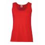 FOTL Lady-Fit Valueweight Vest, Red, XL