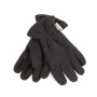 Gerecycleerde handschoenen van fleece en Thinsulate Dark Grey S/M