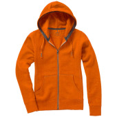 Arora hoodie med hel dragkedja dam - Orange - XL