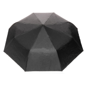 21" Impact AWARE™ RPET 190T Pongee flerfarvet mini paraply, sølv