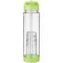 Tutti-frutti 740 ml Tritan™ infuser sport bottle - Transparent/Lime