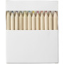 Doris 22 delige kleurset met krabbelpapier - Wit
