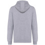 Ecologische uniseks sweater met capuchon en rits Oxford Grey 4XL