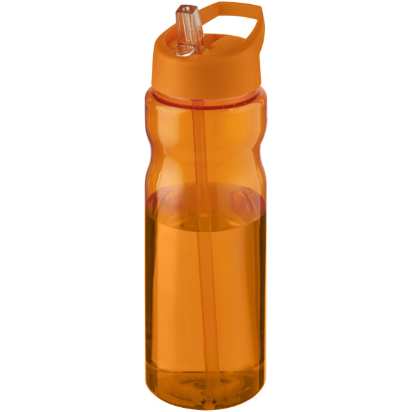 H2O Active® Eco Base 650 ml spout lid sport bottle - Orange/Orange