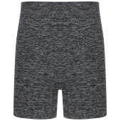 Bedrukte kindershort zonder naden Dark Grey Marl 11/13 jaar