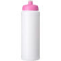 Baseline® Plus grip 750 ml sportfles met sportdeksel - Wit/Roze