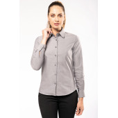 Ladies' long-sleeved Oxford shirt