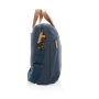 Impact AWARE™ 16 oz. recycled canvas laptop bag, blue