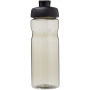 H2O Active® Eco Base 650 ml sportfles met kanteldeksel - Charcoal/Zwart