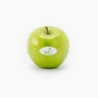 Appel met een fruitsticker