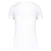 Damessport-T-shirt triblend met ronde hals White XXL
